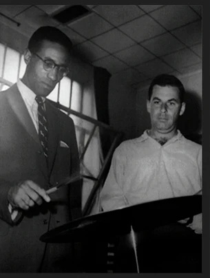 Armand working with Max Roach